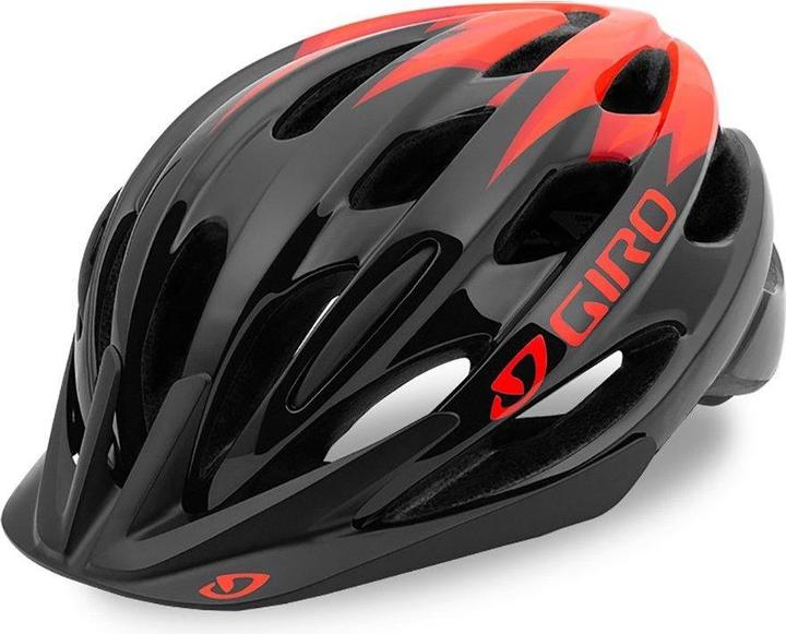 Actual product image Giro Junior Kids Helmet Raze Matte Black Vermillion Size Universal (50-57 cm) (new) (50 - 57 cm)