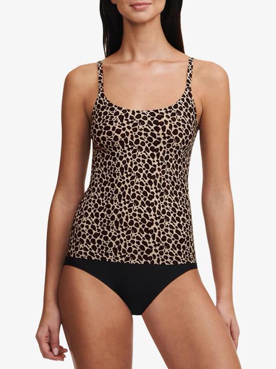 Actual product image Chantelle Top loungewear "Softstretch" beige small patterned (L, M)