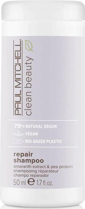 Produktbild Paul Mitchell Restoring shampoo for damaged hair Clean Beauty ( Repair Shampoo) - Volume: 50 ml (50 ml, Flüssiges Shampoo)