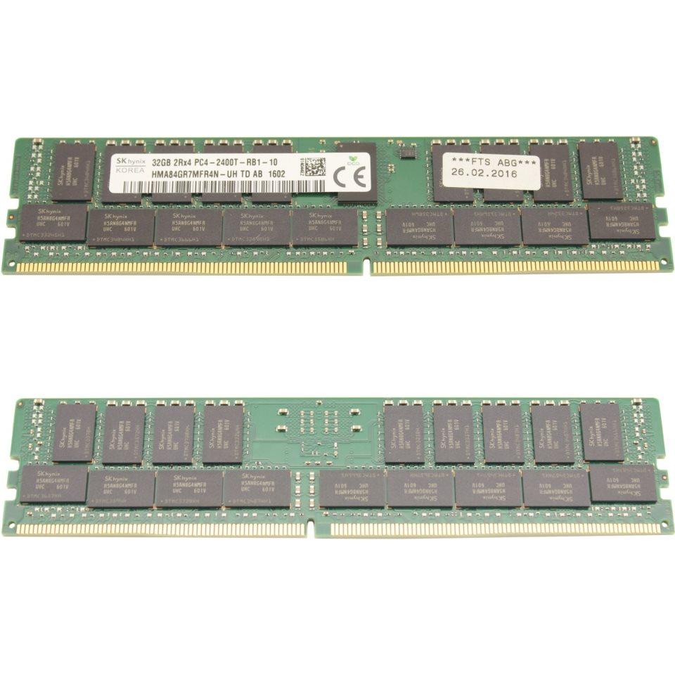 Thumbnail - Fujitsu 32GB Speicher 1x32GB Modul DDR4 registered ECC 2400MHz PC4-2400T-R DIMM (1 x 32GB, 2400 MHz, DDR4-RAM, DIMM), RA...