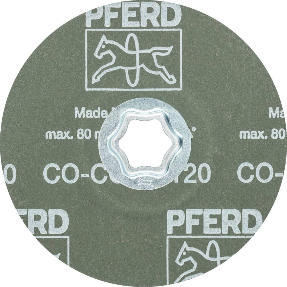 Thumbnail - Pferd, Schleifmittel, Schleifteller COMLICK Fiberschleifer 125 mm Keramikkorn CO COOL 120 (120)