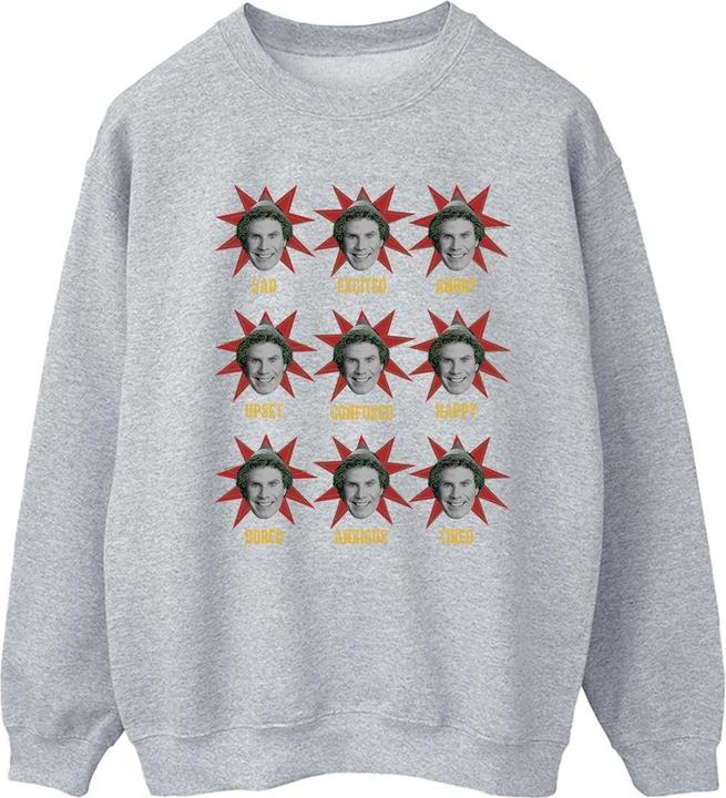 Actual product image Elf Womens/Ladies Many Moods Of Buddy Sweatshirt (XL)