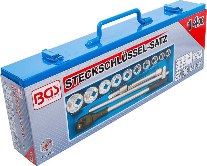 Actual product image BGS Socket spanner set (32 mm, 24 mm, 50 mm, 41 mm, 22 mm, 27 mm, 46 mm, 30 mm, 38 mm, 36 mm)