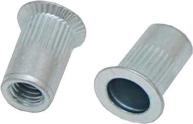 RS PRO Rivet aveugle, Ø 5.9mm x 12mm, Gris, Acier, M4, 6mm, min. 1.5mm, max. 3mm