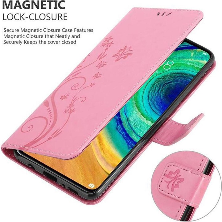 Produktbild Cadorabo Flower Book Cover (Huawei Mate 30)