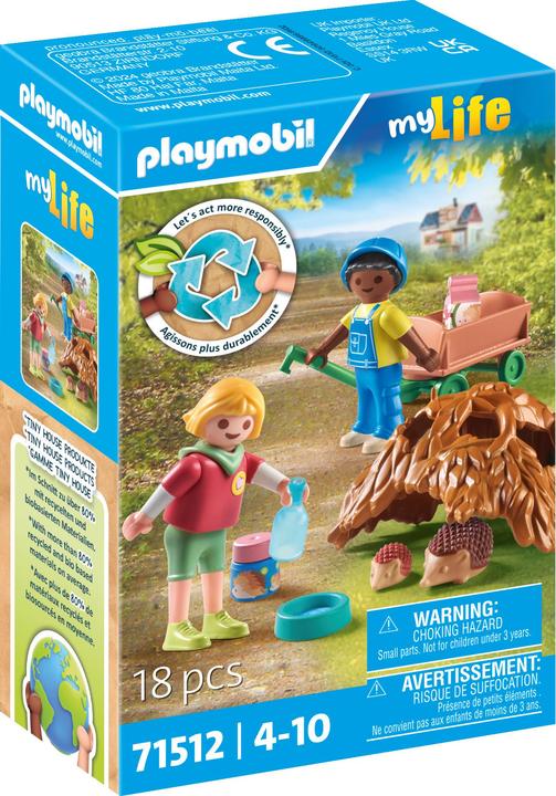 Actual product image Playmobil Care of the hedgehog family (71512)