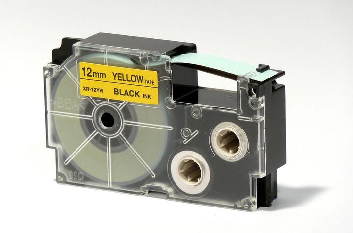 Produktbild Casio Schriftband XR (1.20 cm, Gelb, Schwarz)