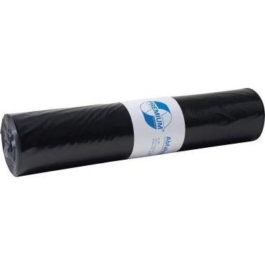 Neutralware Müllsack PREMIUM 70 x 110 cm (B x H) 37µm 120l schwarz 25 St./Pack., Abfallsack, Schwarz