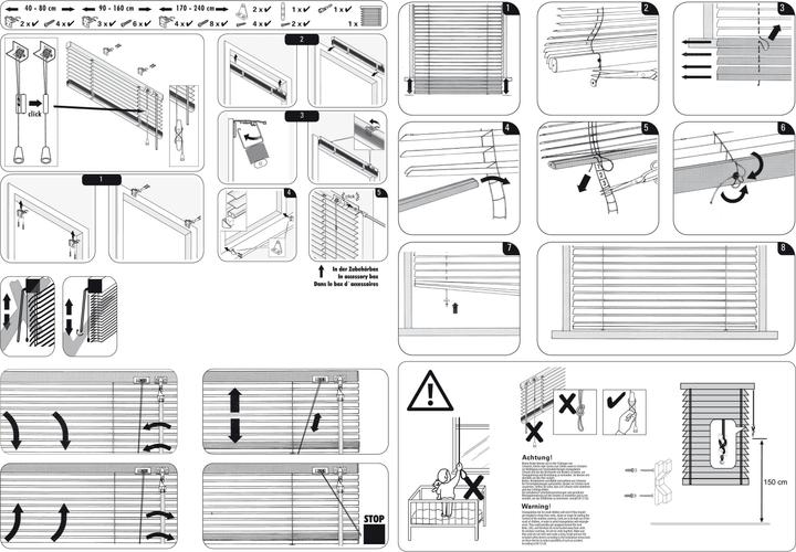 Actual product image Gardinia Aluminium blind 80x130 cm (80 x 130 cm)