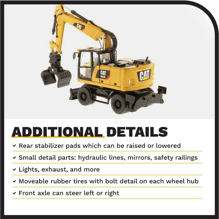 Image du produit Diecast Masters Excavatrice sur roues CAT M318F