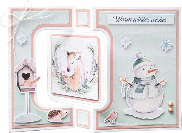 Actual product image art by marlene Cutting Dies "Squared Swing Card" Essentials