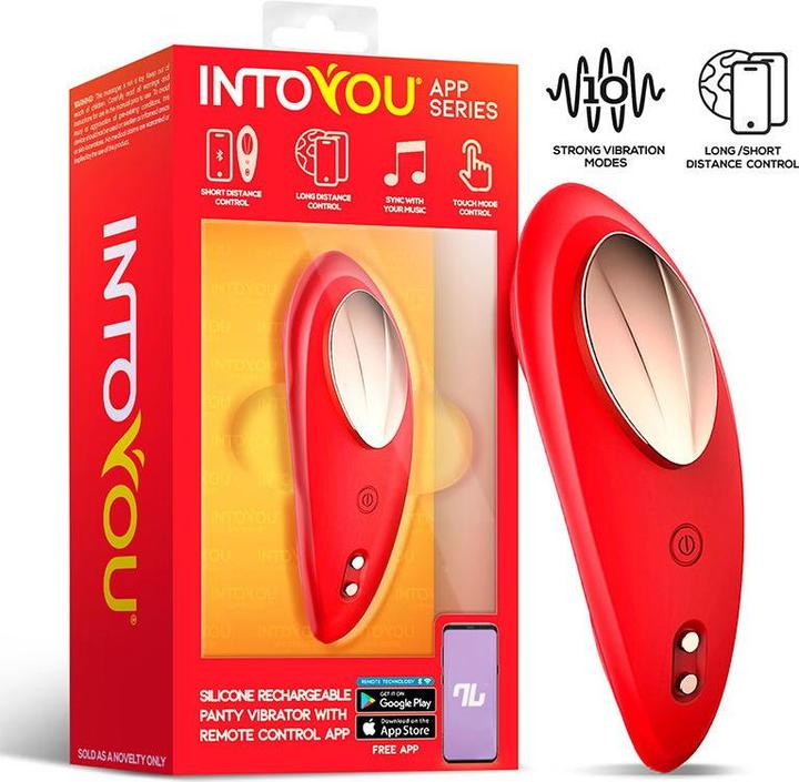 Actual product image IntoYou Panty-Vibrator mit App. - Rot