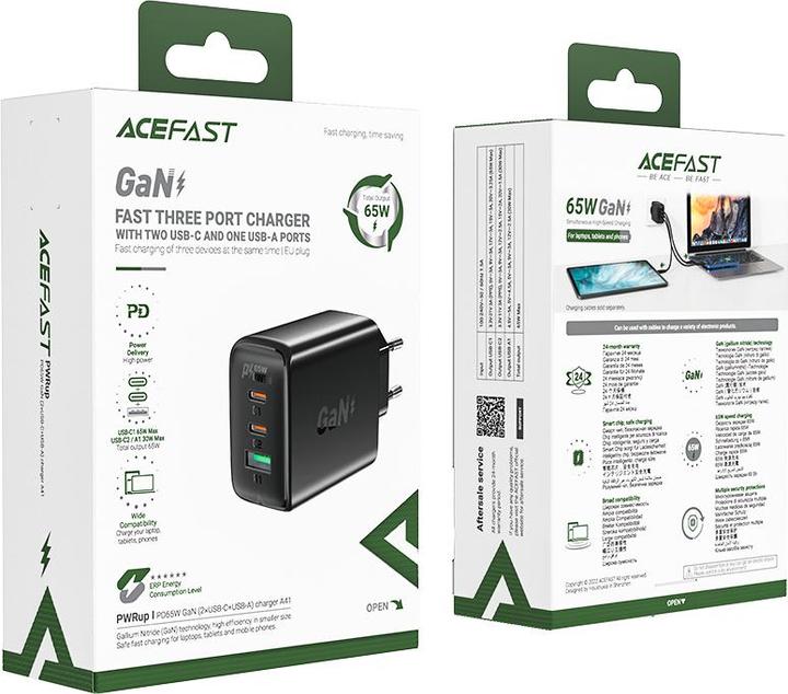 Image du produit Acefast A41 (65 W, 3 ports)