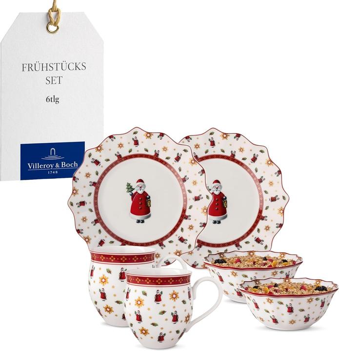 Actual product image Villeroy & Boch Toy's Delight Frühstücks-Set Santa (6 pcs.)