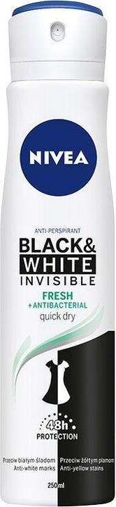 Actual product image NIVEA ack&White Invisible Fresh (Spray, 250 ml)