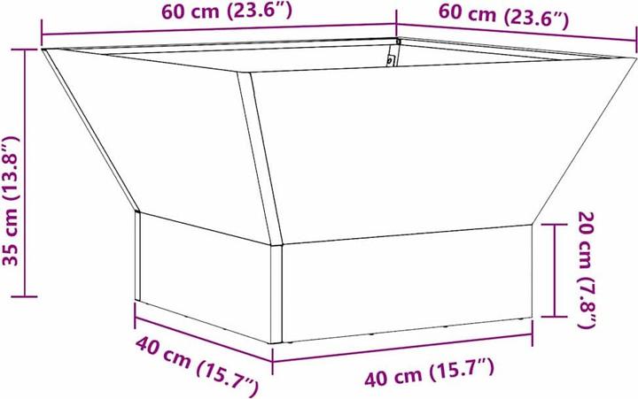 Image du produit vidaXL Feuerstelle (60 cm)