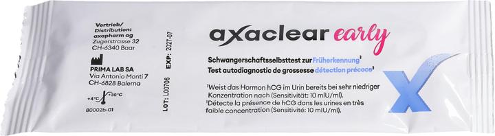 Produktbild Axapharm axaclear early Schwangerschaftstest 2 Stk (2 x)