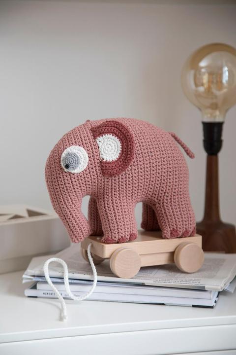 Actual product image Sebra Crochet tracing animal Fanto flowers