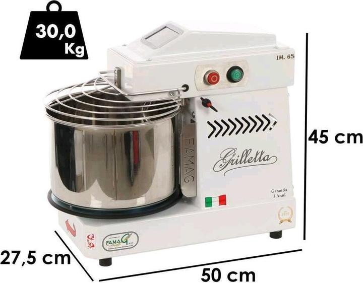 Actual product image Famag IM 6S230 10 Spiral mixer6 kg (367.75 W)