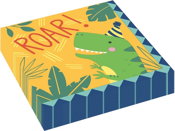 Immagine prodotto Amscan Dinosaure (16 x, 33 x 33 cm)
