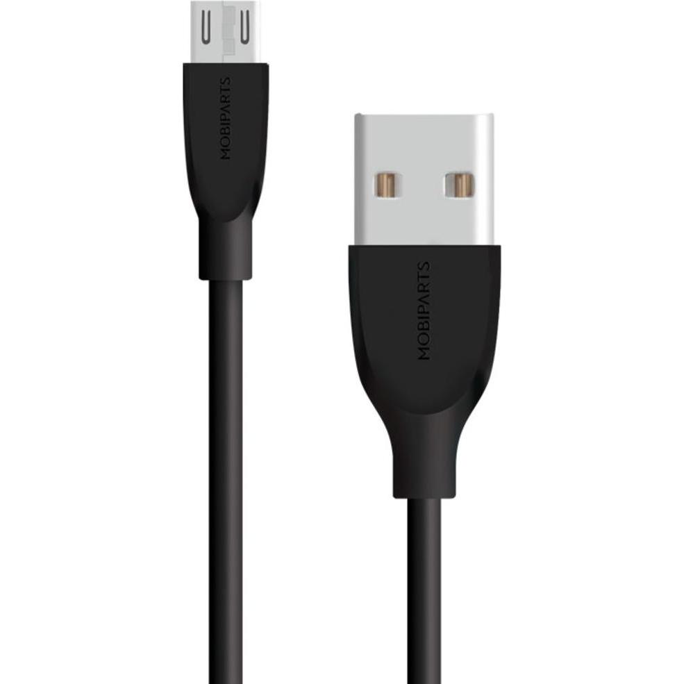 Mobiparts Micro USB to USB Cable 2A 1 m Black (1 m, USB 2.0), Cavo USB