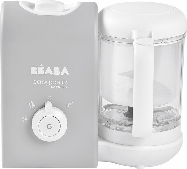 Beaba Babycook Express, 4 in 1 Babynahrungszubereiter, schnelles Kochen: weniger als 15 Min, Mixen