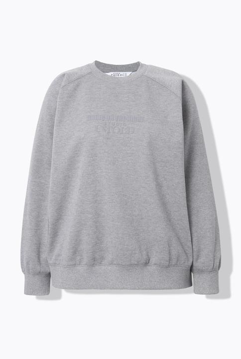 Image du produit Studio Untold Sweat oversize. Effet pailleté et message imprimé (50, 52)