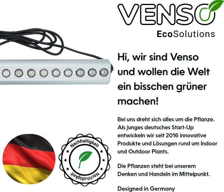 Actual product image Parus by Venso plant fitting GrowLight Quattro 30W, stimulation of photosynthesis and chlorophyll fo (LED, 230 V)