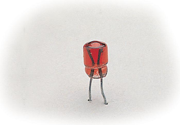 LGB Lampadina a innesto rossa, 5 volt, 10 pezzi
