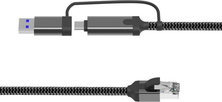 Produktbild MicroConnect CAT6 FTP to USB A-C adapter (CAT6, 5 m)
