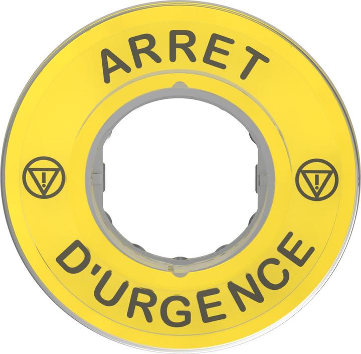 Produktbild Schneider Electric 60mm Arret D Urgence 3d Legend Plate