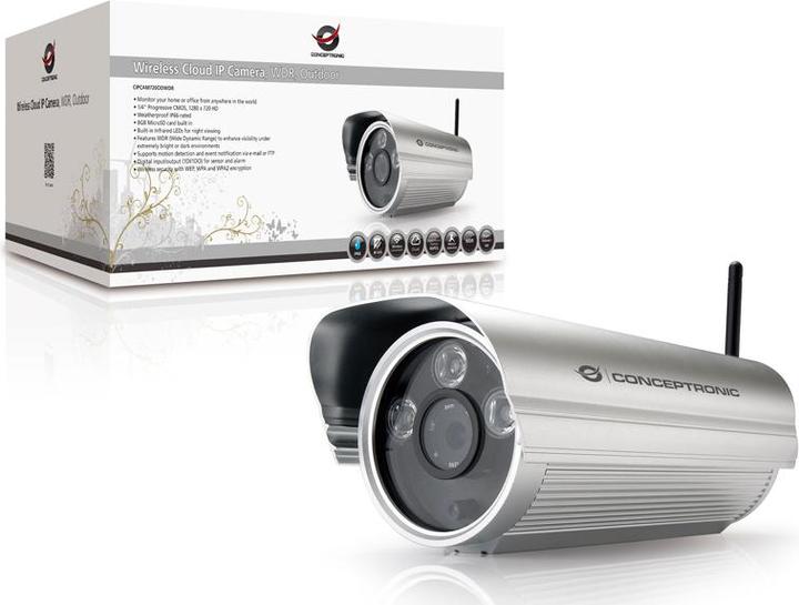 Actual product image Conceptronic CIPCAM720OD Wireless Network Camera (1280 x 720 pixels)