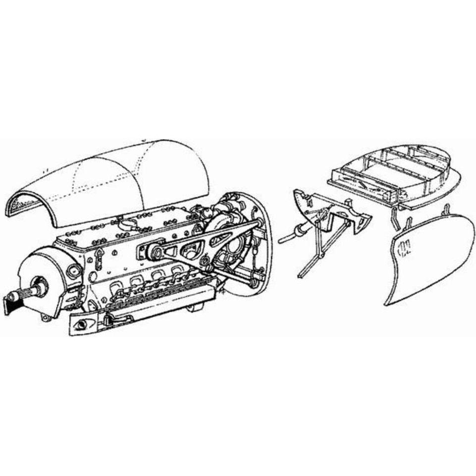CMK Me-410B Motoren set