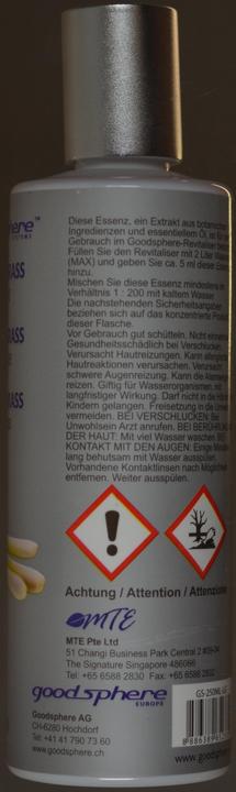 Produktbild Goodsphere Essenzen LemonGrass (250 ml)