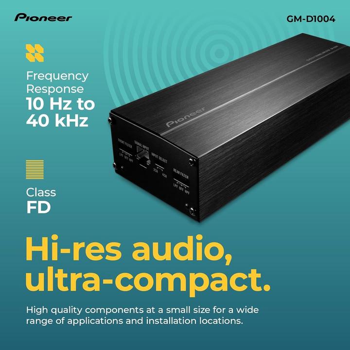 Image du produit Pioneer Gm-D1004 (Amplificateur 4 canaux)