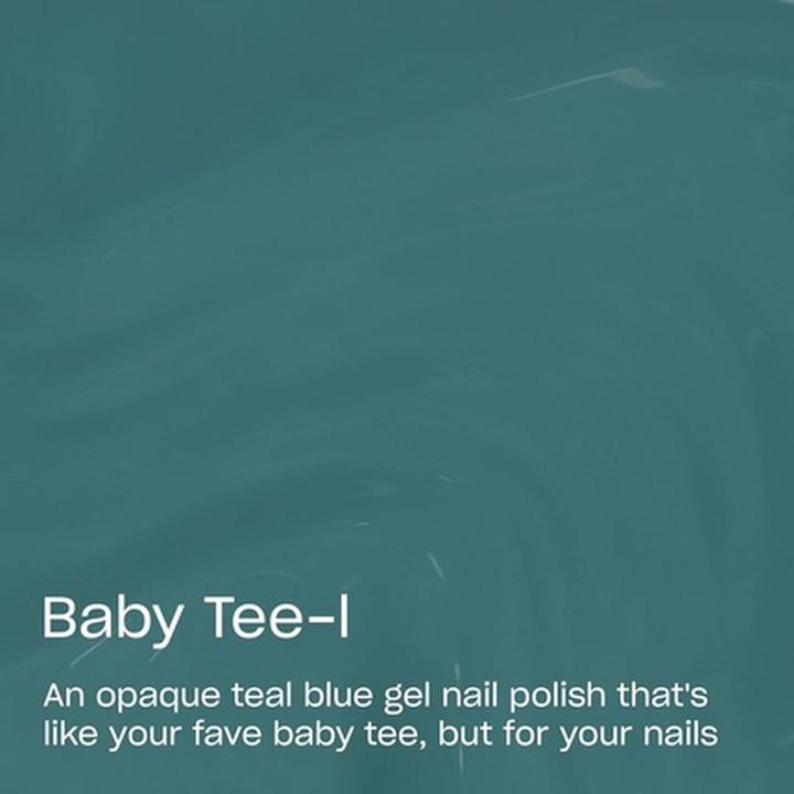 Produktbild OPI GelColor Baby Tee-L Opaque Cool Dark Teal Creme UV Cure Gel Nail Polish (Baby Tee-L Opaque Cool Dark Teal Creme, UV-Gel Lack)