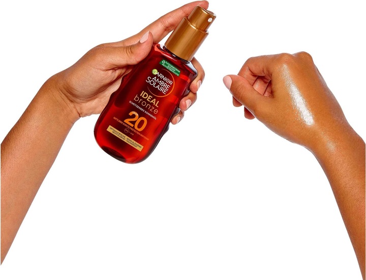 Actual product image Garnier Ambre Solaire (Suntan oil, SPF 20, 150 ml, 172 g)