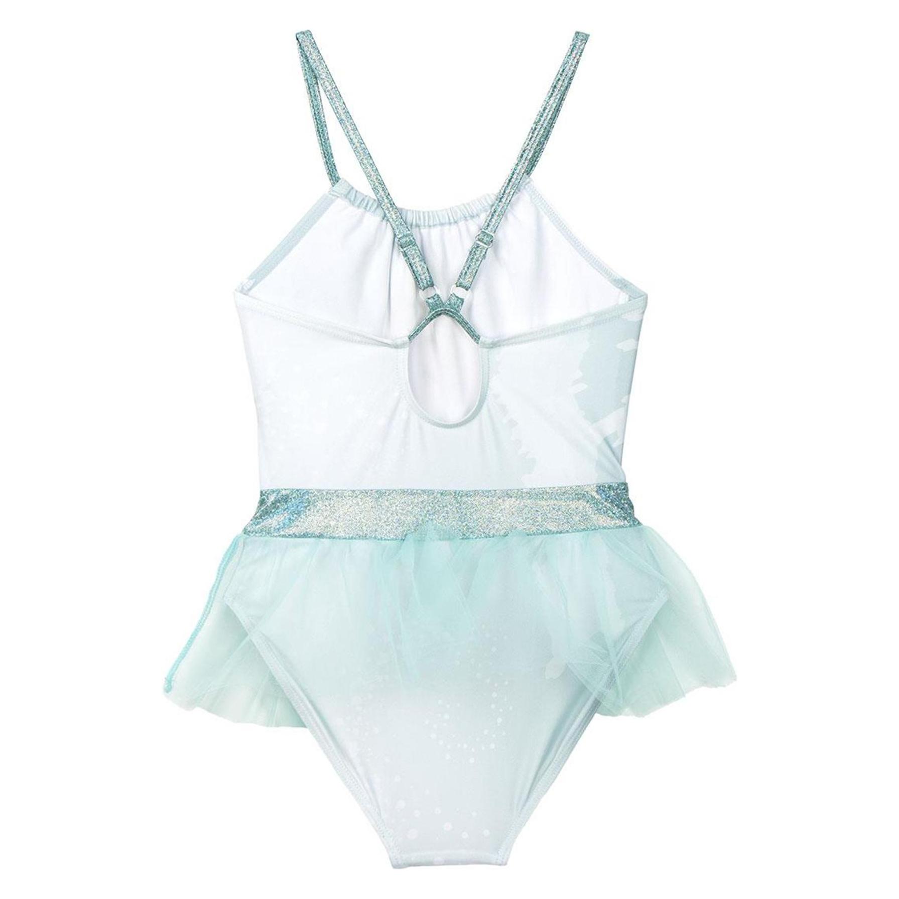 Disney, Mädchen, Badeanzüge, Swim Suit Tulle Frozen, Grün, (116)