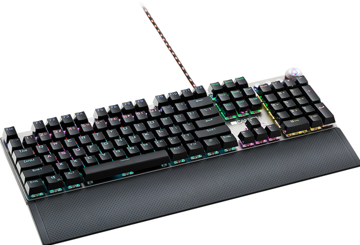 Produktbild Canyon Mechanical gaming keyboard Nightfall CND-SKB7-US, Black Switch, LED, US layout (US, Kabelgebunden)
