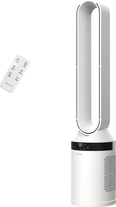 Be Cool Turmventilator 40 W mit Beleuchtung, mit Fernbedienung, Oszillierend (62 dB)