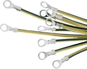 Actual product image Schneider Electric Earth wire 10mm2, length 250mm, eyelet hole NSYEL2510D6 (Cords)