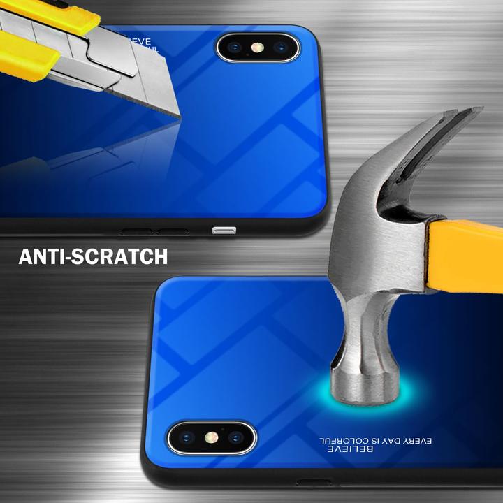 Immagine prodotto Cadorabo Copertura in vetro TPU 2 colori (Apple iPhone X)