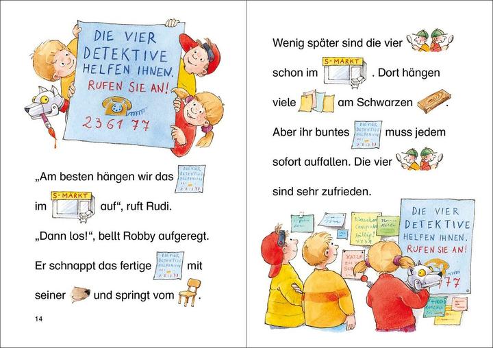 Produktbild Lesenlernen in 3 Schritten - Die schönsten Krimigeschichten (Deutsch, 2020)