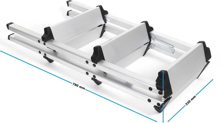 Produktbild Wiltec Klappleiter (Klapptritt, 56.50 cm)