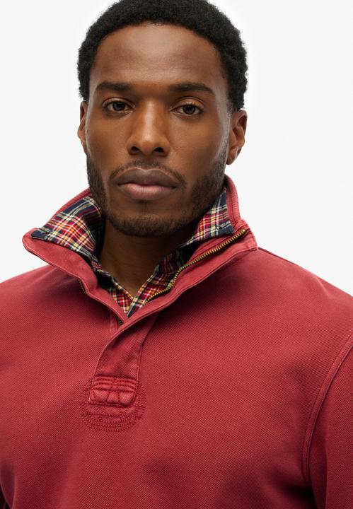 Image du produit Superdry Sweatshirt Demi-Zip Piqué Classique en Coton (L)