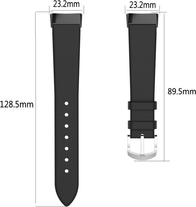 Produktbild Strap-it Lederarmband (Leder, Fitbit Charge 5)