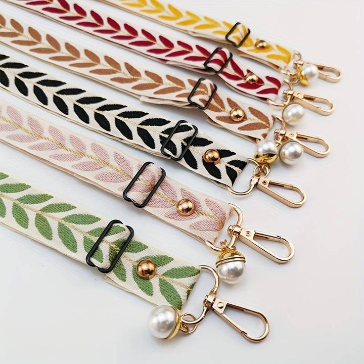 Image du produit PhoneLook Lanière universelle de téléphone élégante et ajustable en tissu avec fausse perle