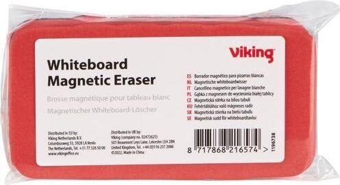 Actual product image Viking magnetic whiteboard eraser