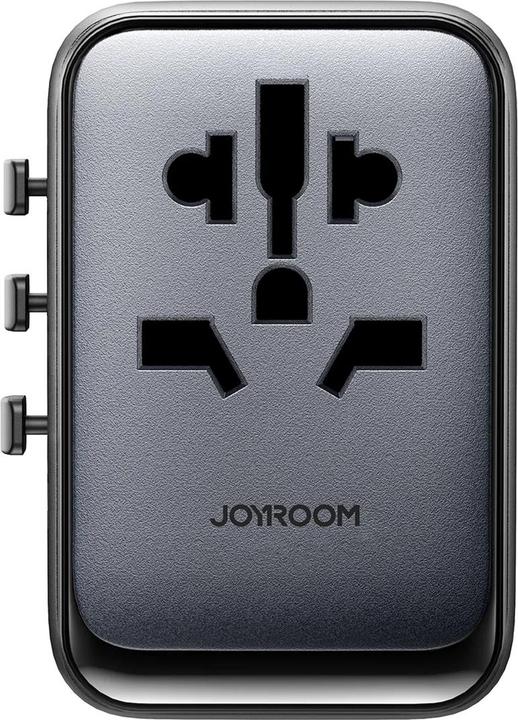 Actual product image Joyroom 65W GaN Universal Travel Adapter 3 USB-C & 2 USB-A