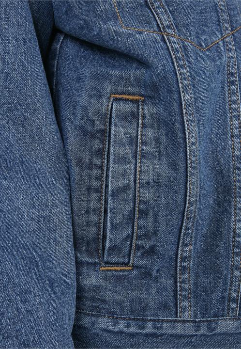 Actual product image Urban Classics Ladies Oversized Sherpa Denim Jacket (M)